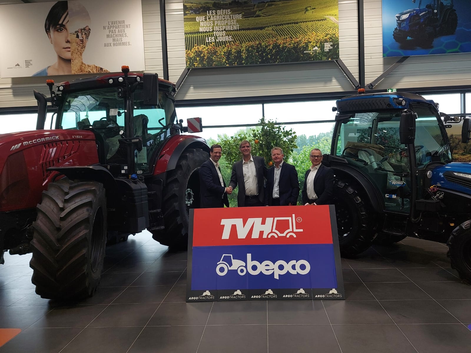 Argo Tractors 选择 TVH 作为战术合作同伴，拓展其售后市场产品